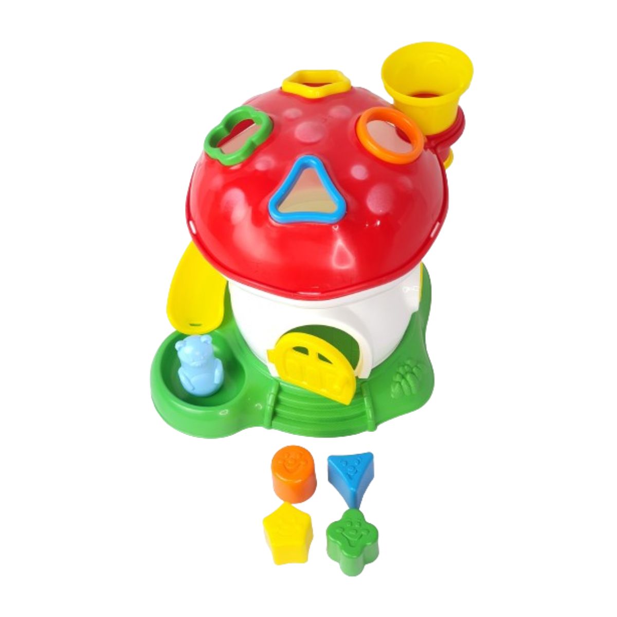Brinquedo Educativo Cogumelo Didático Solapa - Samba Toys Brinquedo Educativo Cogumelo Didático Solapa - Samba Toys